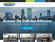 Tablet Screenshot of griffisgas.com